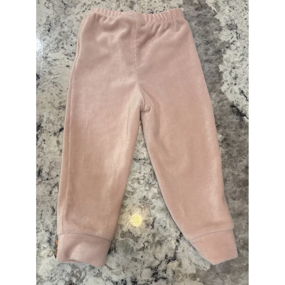 Juicy Couture Baby Girl Set Top Bottoms Hat Heart Style‎ Fashionista Comfy